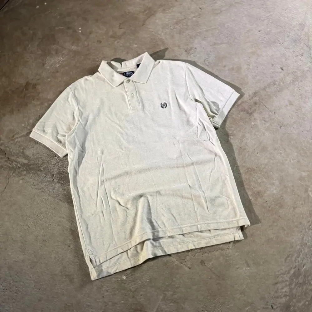Y2K Cream Chaps Ralph LaurenPolo Shirt